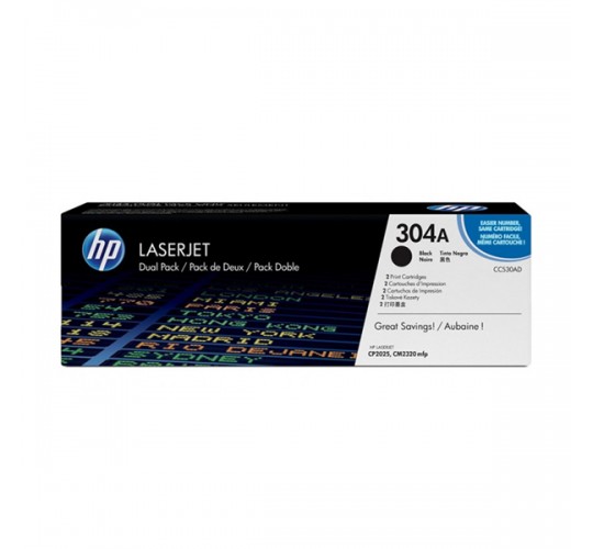 HP - CC530AD 黑色原裝碳粉盒