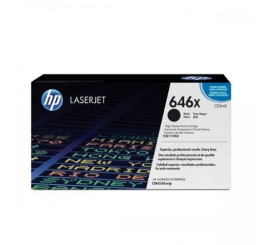 HP - CE264X 黑色原裝碳粉盒