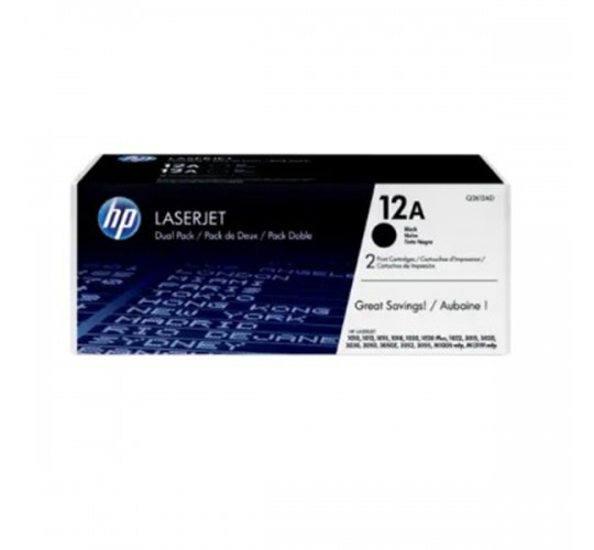 HP - Q2612AD 黑色原裝碳粉盒