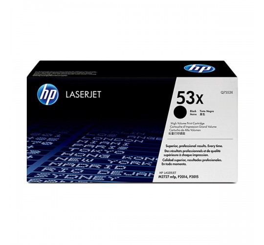 HP - Q7553X 黑色原裝碳粉盒